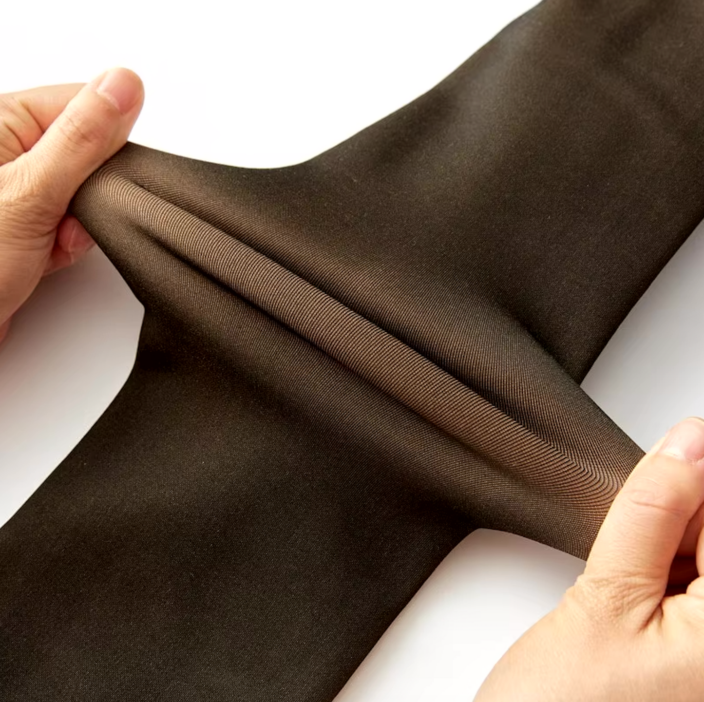 Den gjennomsiktige fleece-strømpebuksa