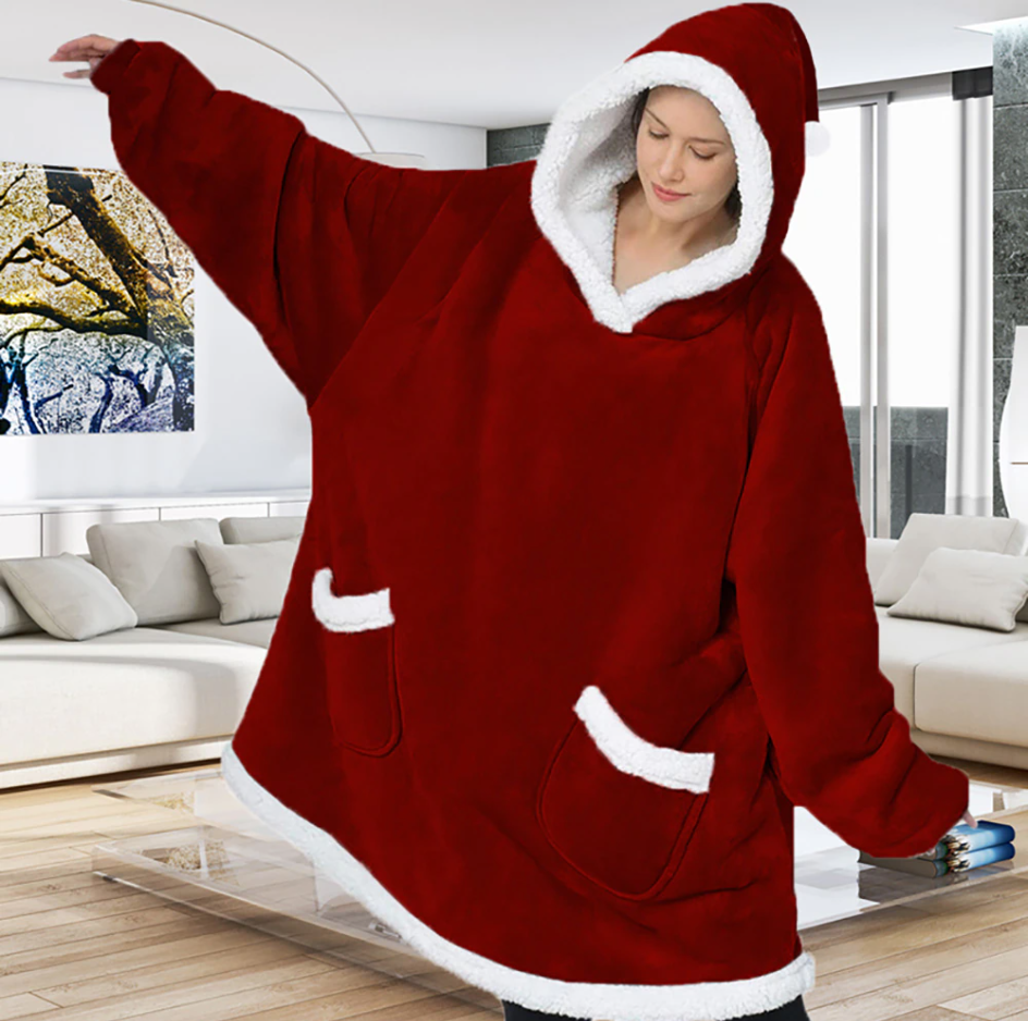 Obrovský plaidový svetr ultra pohodlný pro úplnou relaxaci