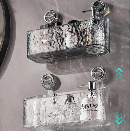 Mensola a muro pratica senza foratura per il bagno